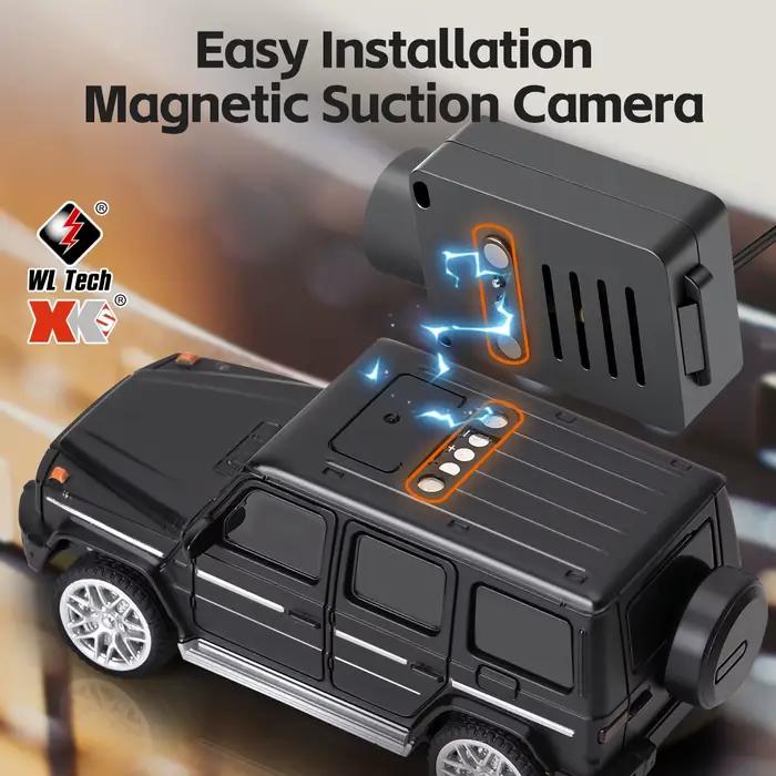 WLtoys 1/64 Mini voiture RC avec caméra FPV 720P Wifi APP contrôle 2.4G Reomte Contorl véhicule de course jouet pour enfants 6405 6406