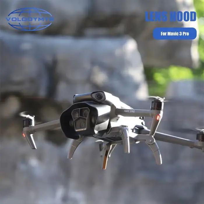 Volodymyr Pare-soleil d'objectif de caméra de drone pour Mavic 3 Pro Capuchon de protection solaire