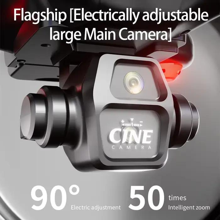 E55 Drone Mini double caméra 8K aérien HD professionnel télécommande avion GPS évitement de positionnement moteur sans