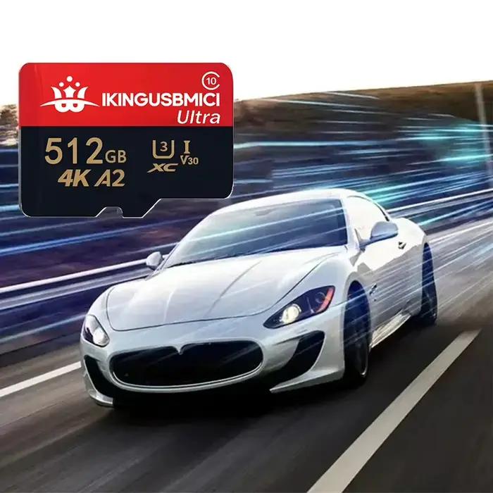 Carte Micro SD Spécifique aux Drones SDXC A2 4K V30 U3 Haute Capacité pour Drone, Smartphone, Tablette et Appareils Numériques Occasions Spéciales