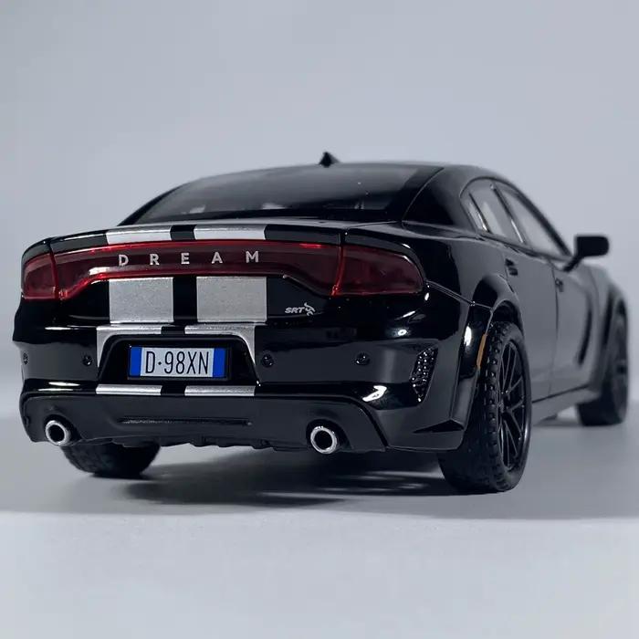 Modèle de voiture de sport américaine Charger SRT Hellcat Widebody LD 1:32 en alliage, voiture de course sur circuit en métal moulé sous pression
