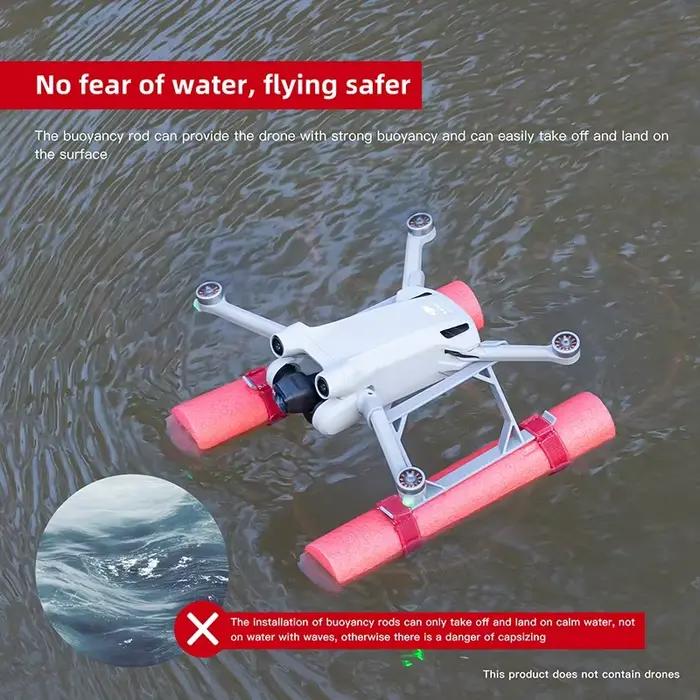 Accessoire flottant train d'atterrissage rouge pour DJI Mini 3 Mini 3 Pro drone exploration eau et terres occasions spéciales