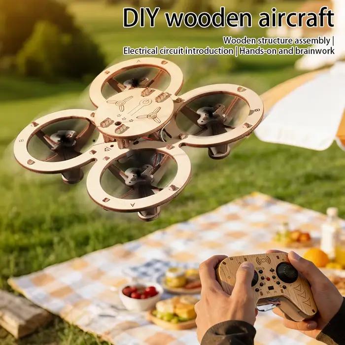Kit de drone en bois à assembler soi-même