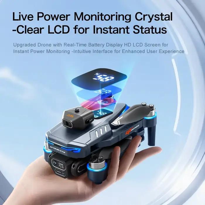 Drone 6K HD professionnel double caméra WiFi flux optique positionnement sans brosse UAV avec écran évitement