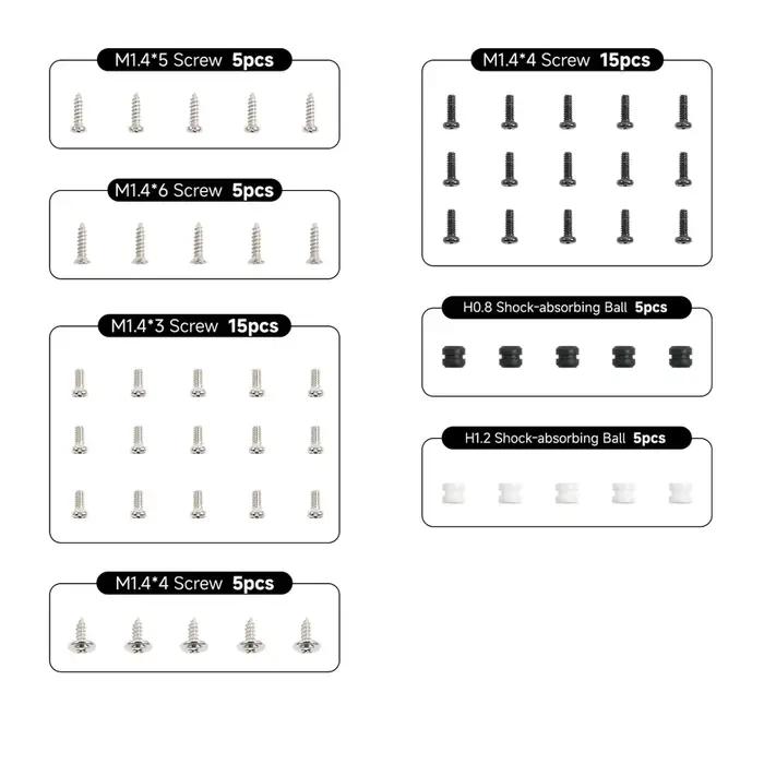 BETAFPV – Pack de vis pour Drone Pavo20