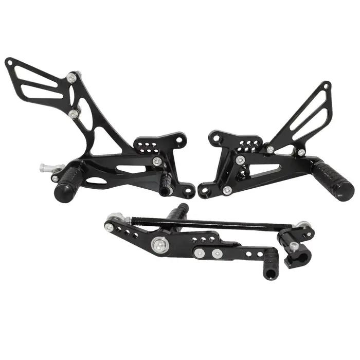 Repose-pieds réglables pour YAMAHA YZF R1 YZF-R1 2007 2008 RN19, course de moto noire