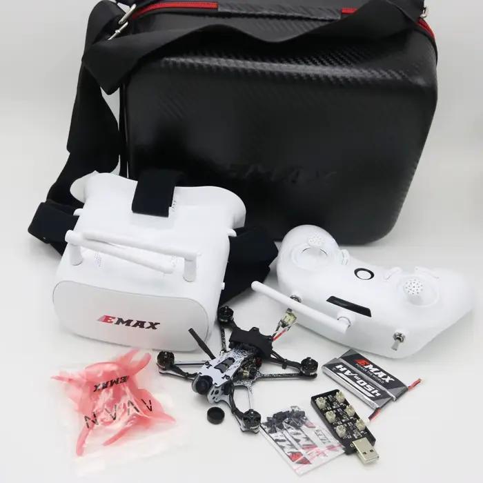 EMAX Tinyhawk II Freestyle 115mm 2.5 pouces F4 5A ESC FPV Racing RC Drone RTF/BNF Version avec télécommande/lunettes Fpv