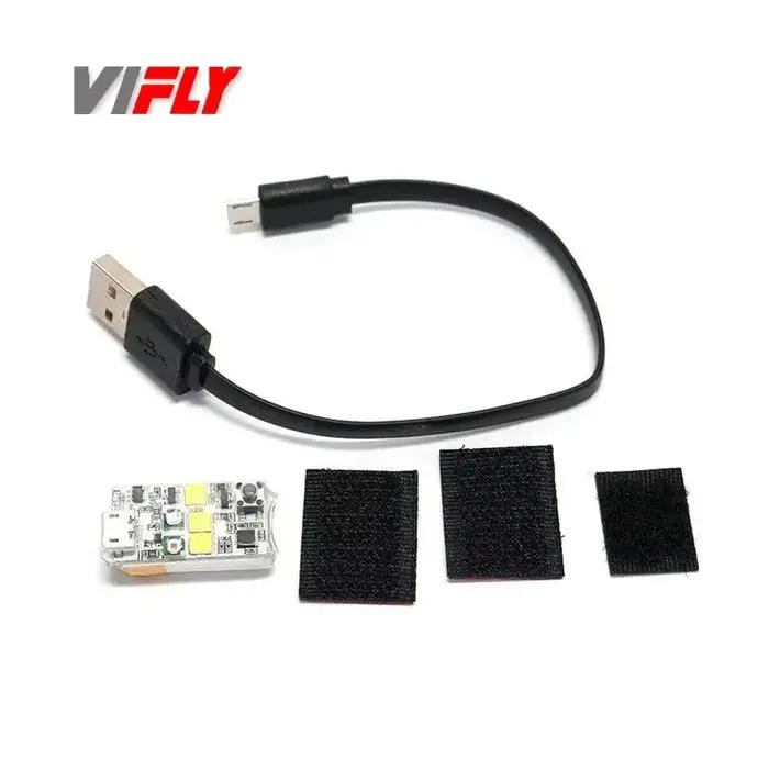 Drone VIFLY Lumière Stroboscopique Anti-Collision pour Navigation Nocturne Compatible avec DJI Mavic Mini 2 Air 2S Phantom Inspire Visibilité Nuit Sécurité Style Occasions Spéciales