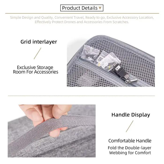 Sac de rangement à bandoulière Portable pour DJI Mini 3 Pro Mini 3 Drone Accessoires Occasions Spéciales Voyage Plage Cadeau Unique