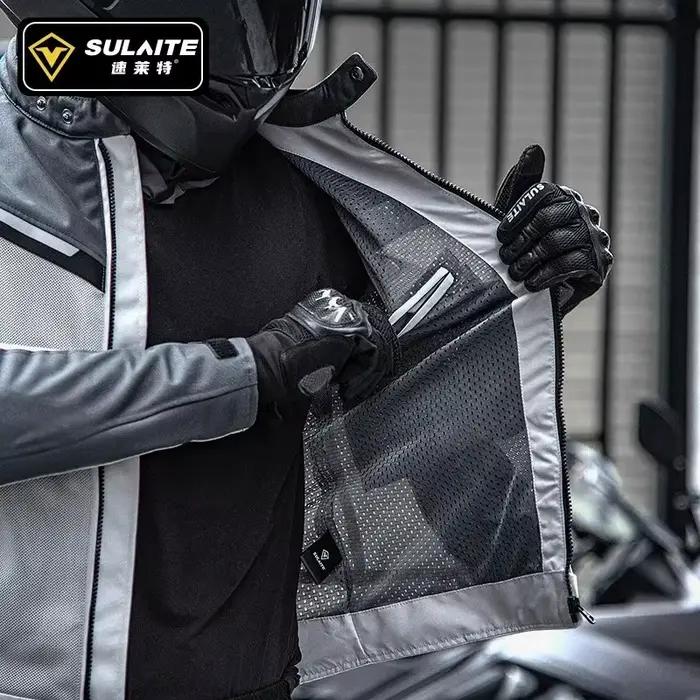 Veste d'été en maille respirante pour Moto, unisexe, Protection de course, rembourrage, vêtements pour hommes, vestes d'aventure en plein air