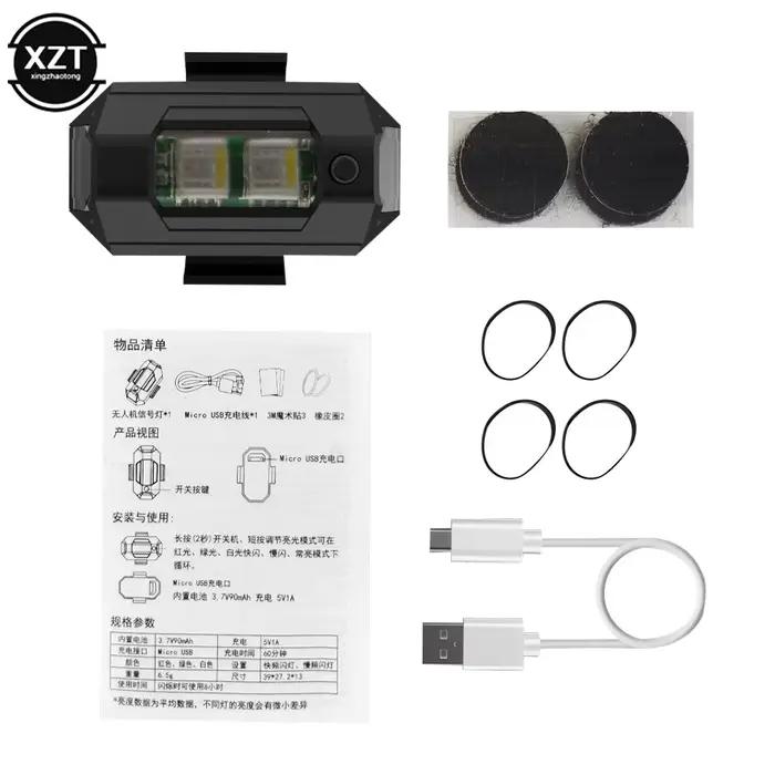 Drone Stroboscopique Anti-Collision à LED USB