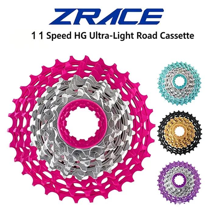 ZRACE ALPHA EX 11 vitesses Cassette HG pour vélo de route, vélos pliants, CNC extrêmement léger entièrement creux et Super léger