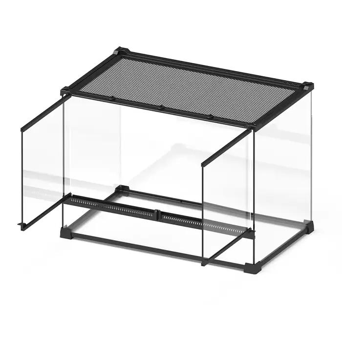 Terrarium en verre pour reptiles et amphibiens Hamster Hérisson Petits animaux