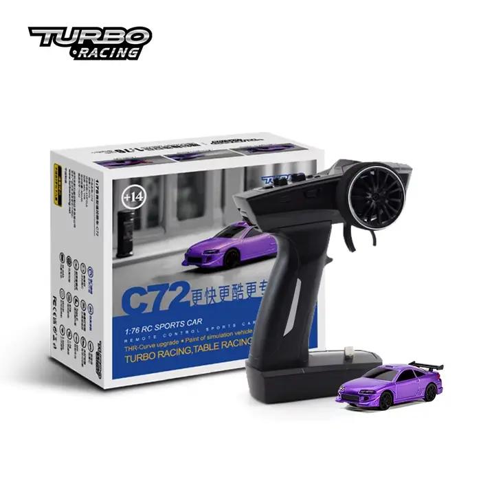 Turbo Racing 1:76 C64 C73 C72 C74 Drift RC voiture avec Radio gyroscopique jouets télécommandés entièrement proportionnels Kit RTR pour enfants et adultes