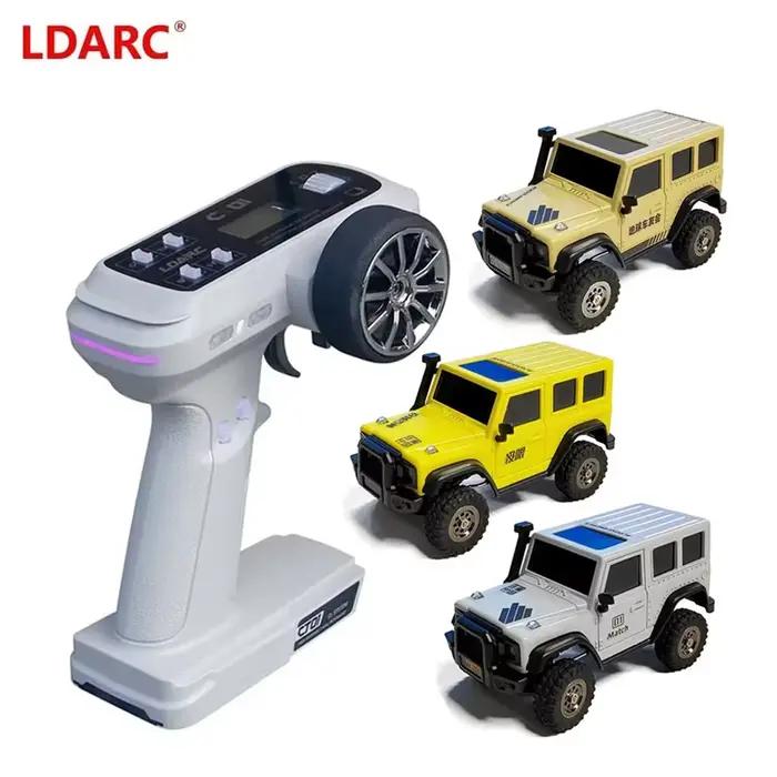 LDARC X43 RTR/BNR 1/43 chenille Turbo RC voiture 4WD télécommande Mini escalade intérieur véhicule de course jouet hors Roader pour enfants adultes