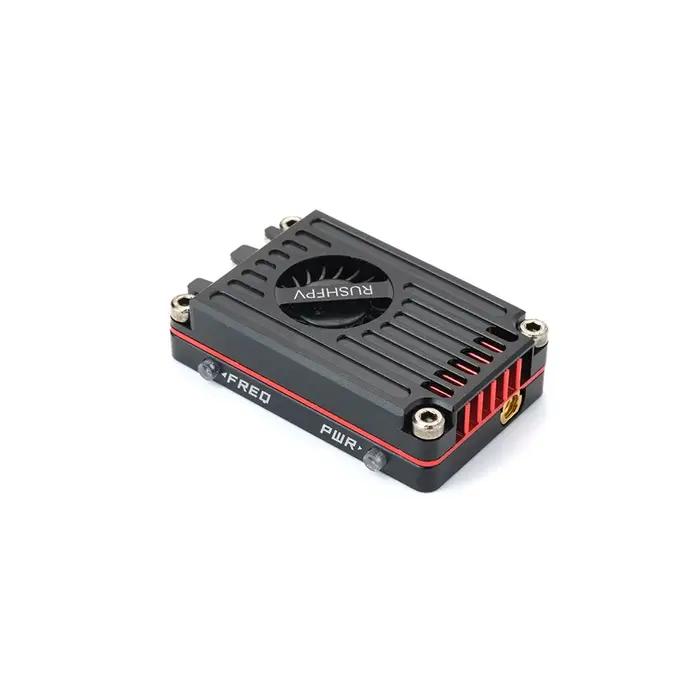 RUSHFPV RUSH MAX SOLO 5.8GHz 2.5W VTX 5.8G Coque CNC Ventilateur de refroidissement intégré pour drone de course FPV Freestyle longue portée