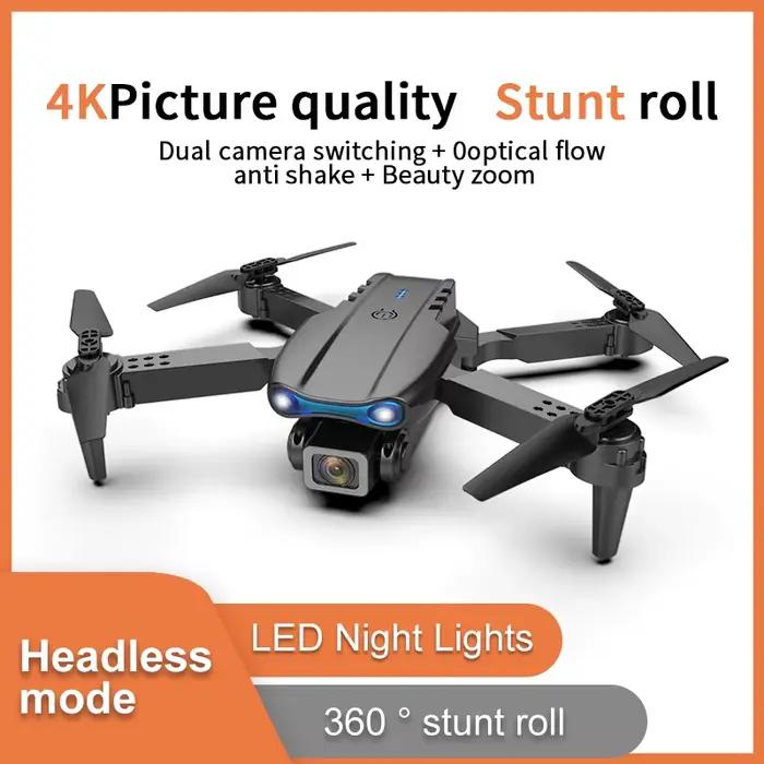 K3 E99 Pro RC Drone K3 quadrirotor professionnel WiFi FPV Mini Drones hélicoptères RC 4K double caméra télécommande enfants jouets cadeau