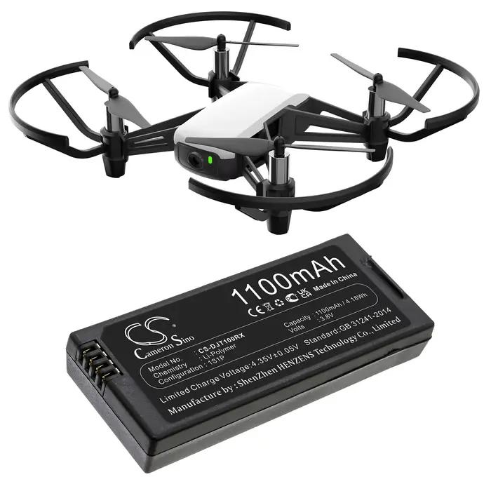 Batterie pour drones CameronSino pour DJI : Tello