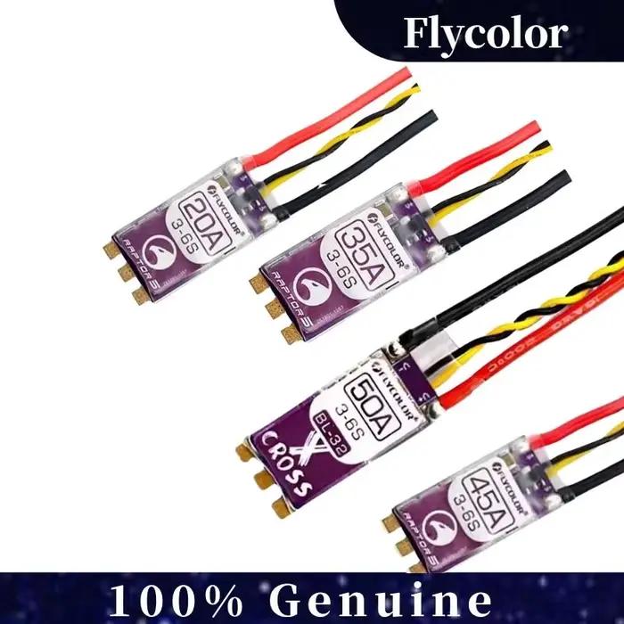 FLYCOLOR Raptor 5 20A 35A 45A 50A multi-rotor sans balais ESC 3-6S 32 bits G701 PWM 128K pour Drone de course RC FPV