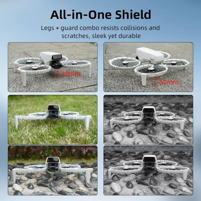 BRDRC – Protection d'hélice en TPU pour pare-chocs Anti-collision à rabat DJI