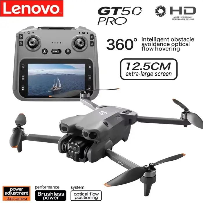 Drone de photographie aérienne Lenovo GT50 avec évitement d'obstacles pour photos et vidéos HD à l'intérieur et à l'extérieur