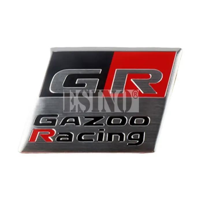 Nouvel emblème adhésif en alliage d'aluminium 3D Gazoo Racing GR GR Sport pour Toyota Supra AE86 GT86