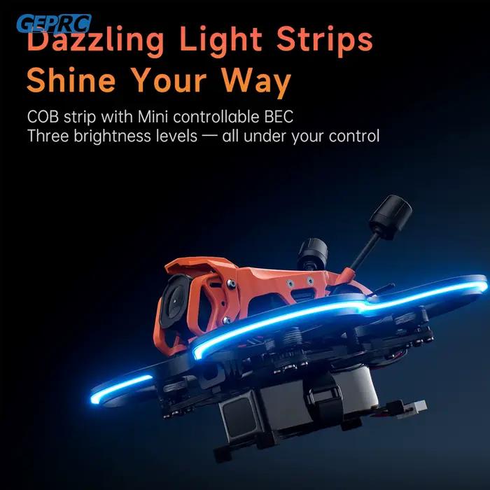 GEPRC DarkStar22 FPV Quadcopter O4 unité aérienne PRO /WTFPV SPEEDX2 1104 7500KV TAKER F405 ELRS2.4 AIO Orange gris RC Drone Freestyle