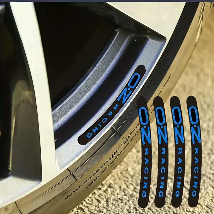 Autocollants réfléchissants pour roues OZ Racing (4 pièces/ensemble), autocollants universels pour jantes de moto et de voiture