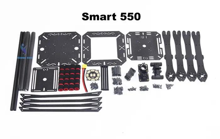 Châssis de drone en fibre de carbone Rctosky ZD550 550mm FPV Quad APM Pixhawk Ardupilot Quadrotor avec train d'atterrissage pour courses et photographie aérienne