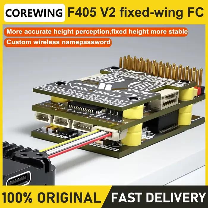 COREWING F405-V2 WING APP Système de télécommande d'avion modèle à voilure fixe prend en charge la décollage vertical avec ArduPilot pour drone FPV