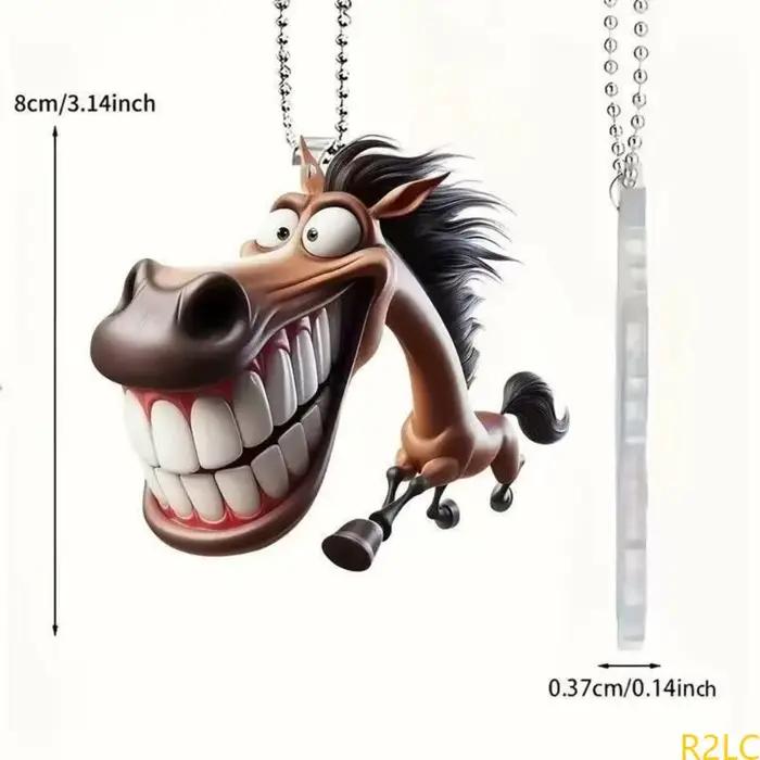 R2lc Ornement cheval fait à main