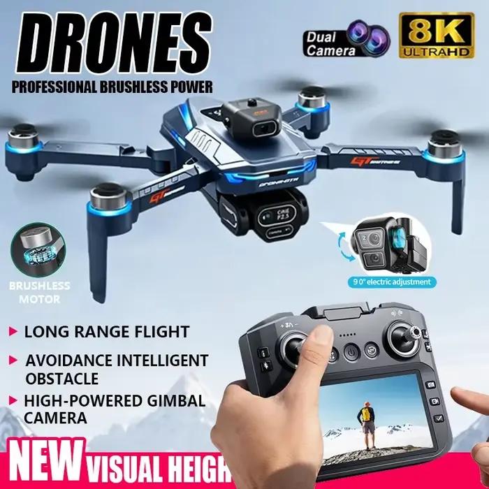 Drone pliable GT8 Quadcopter avec double caméra 8K