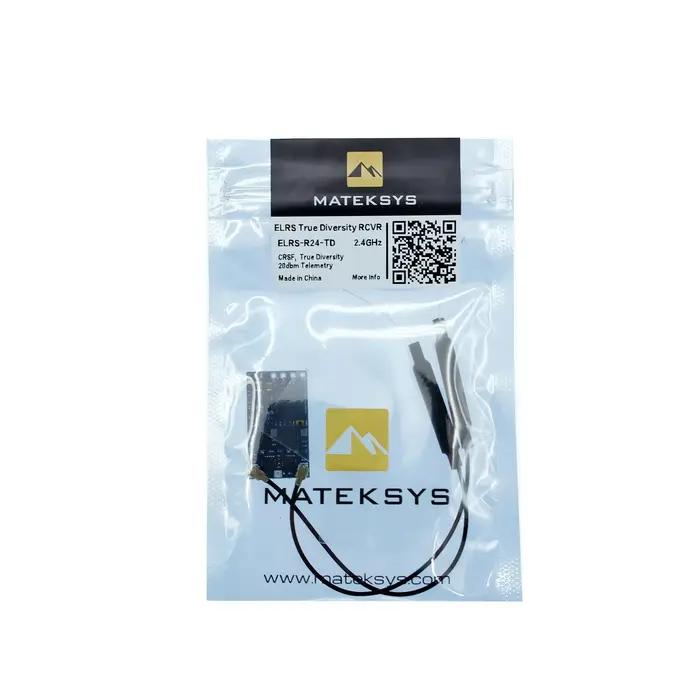 Matek R24-TD MATEKSYS EXPRESSLRS 2.4GHZ VRAI DIVERSITY Récepteur ELRS RX Pour RC FPV Long Rang Racing Drone