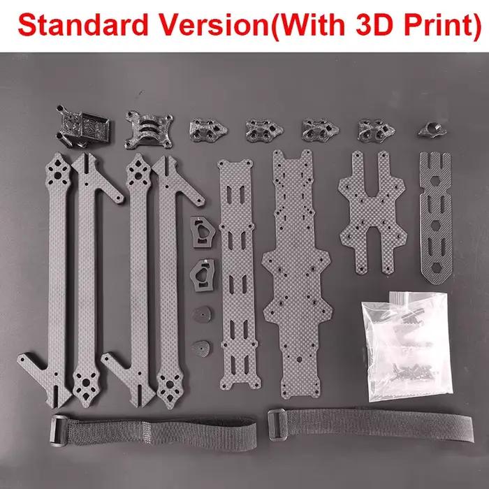 Kit de cadre en fibre de carbone XL10 V6 pour Drone RC avec caméra GoPro, Sony et DJI pour compétition et photographie aérienne