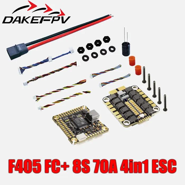 Contrôleur de vol F405 F405HD F7 F722 F4 V3S Plus FC 60A 4-en-1 BLheli_S ESC Stacks 30.5*30.5mm pour Drone Course FPV RC Occasions Spéciales