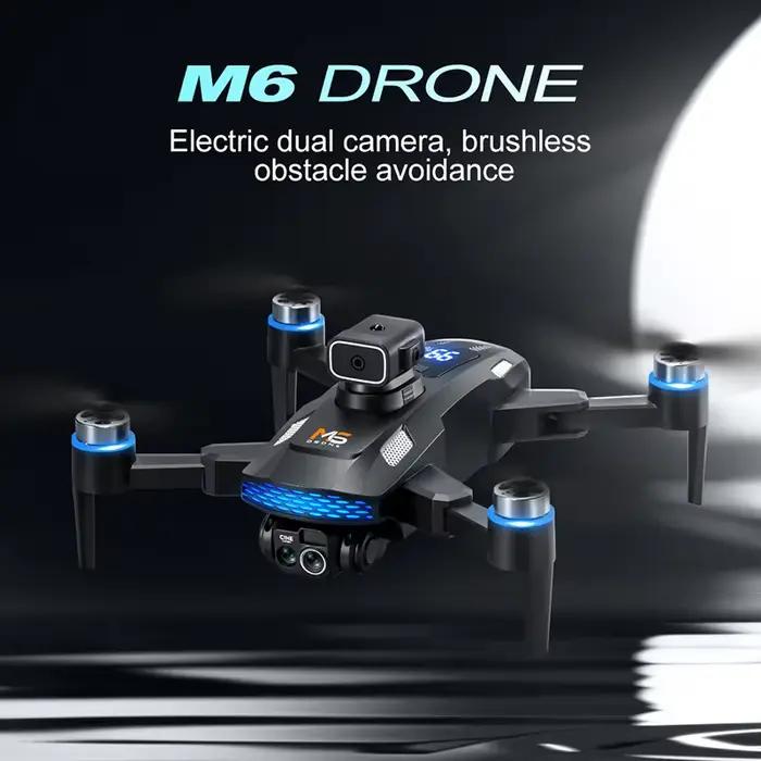 Nouveau Drone M6 professionnel 8K caméra Dron 5G WIFI FPV UAV avec écran télécommande RC