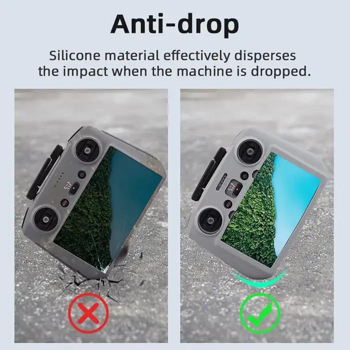 Étui en silicone BRDRC pour drone DJI NEO 2/Mini 5 Pro/Air 3S RC 2