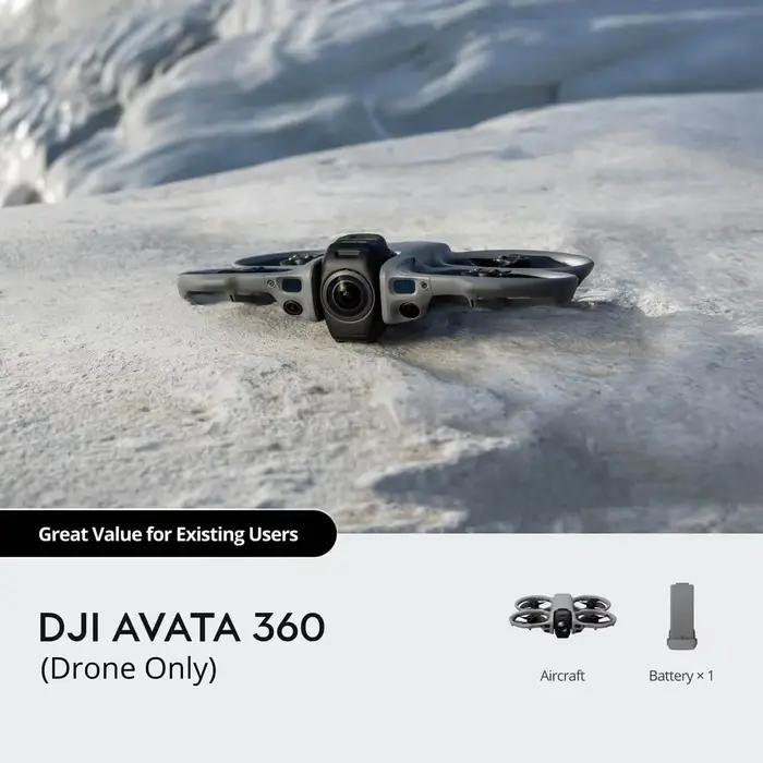 Avata 360 (Drone uniquement) Imagerie haut de gamme 1 pouce Vidéo HDR 8K/60fps