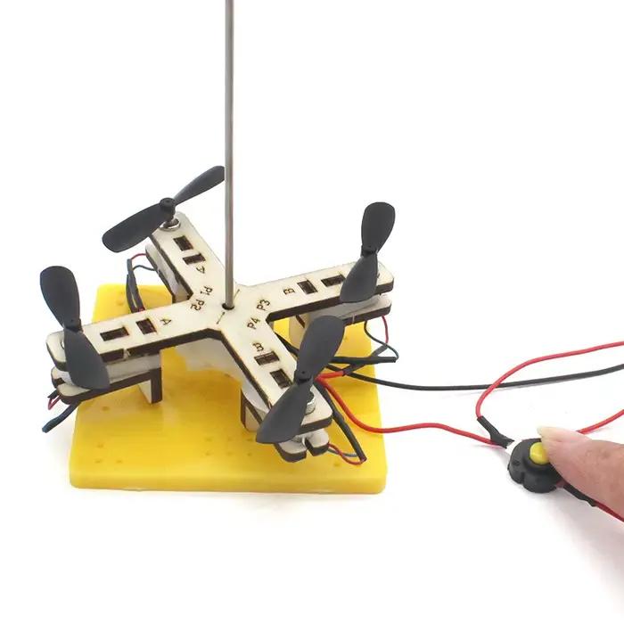 Modèle de drone DIY, jouet scientifique pour enfants