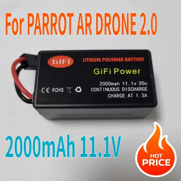 Batterie Rechargeable 2000mAh 11.1V 20C pour Drone quadrirotor PARROT AR