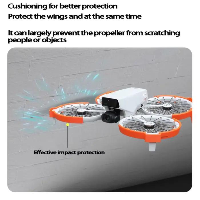 Protection d'hélice avec trépied surélevé pour Drone DJI Flip