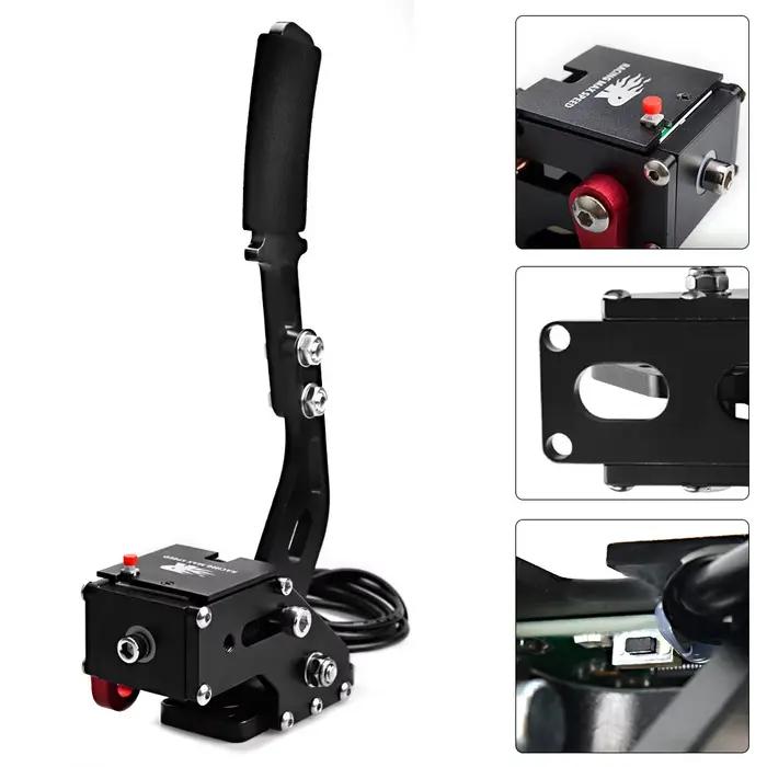 Frein à main USB en aluminium pour PS4, PS5, PC, trois couleurs, pour jeux de course automobile SIM, compatible G29, pour PC Windows, sans accessoires.