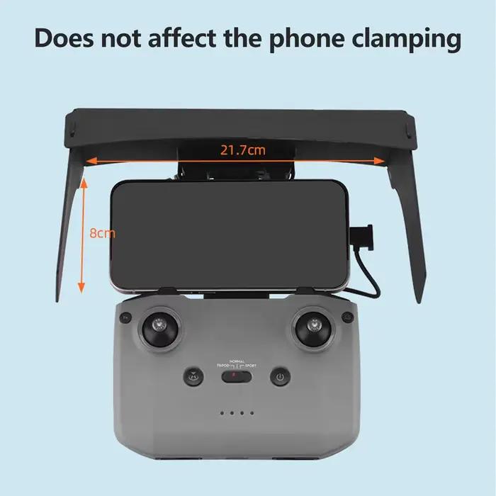 Pare-soleil pliable pour télécommande DJI RC-N1 protection contre l'éblouissement pour Mini 4 Pro Mini 3 Pro accessoire de drone pour vols en plein air occaions spéciales