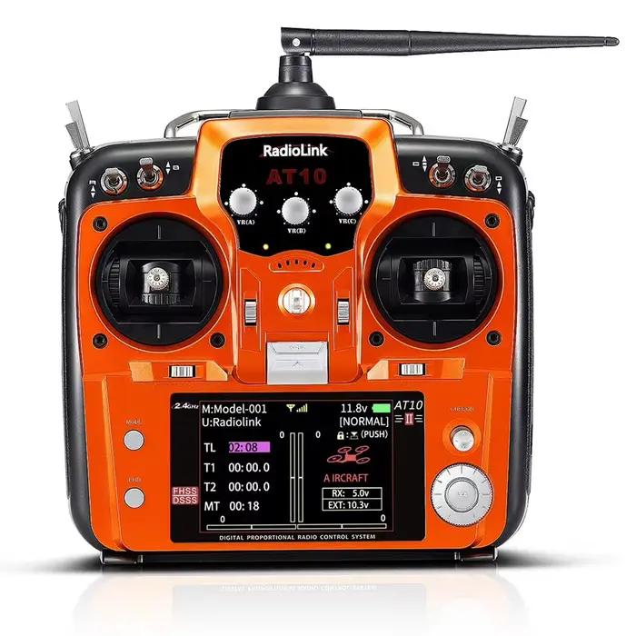 Radiolink AT10 II 12CH RC émetteur et récepteur R12DS télécommande Radio pour Drone RC/aile fixe
