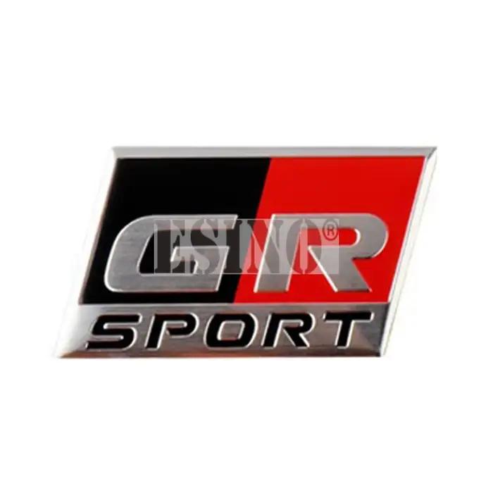 Nouvel emblème adhésif en alliage d'aluminium 3D Gazoo Racing GR GR Sport pour Toyota Supra AE86 GT86