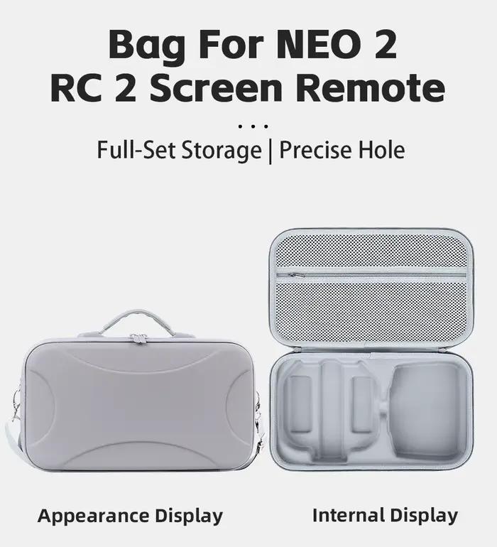 Pour DJI Neo2 RC-2 : Étui de rangement tout-en-un avec bandoulière
