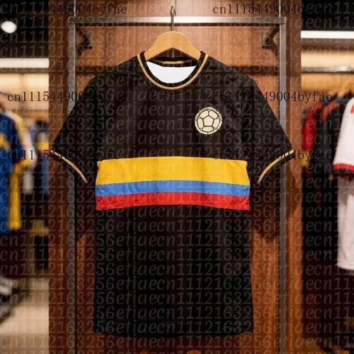 Maillot de football Colombie 2026 – Nouveau modèle confortable et respirant, idéal pour l'entraînement et les loisirs, haut polyvalent assorti pour toute la famille