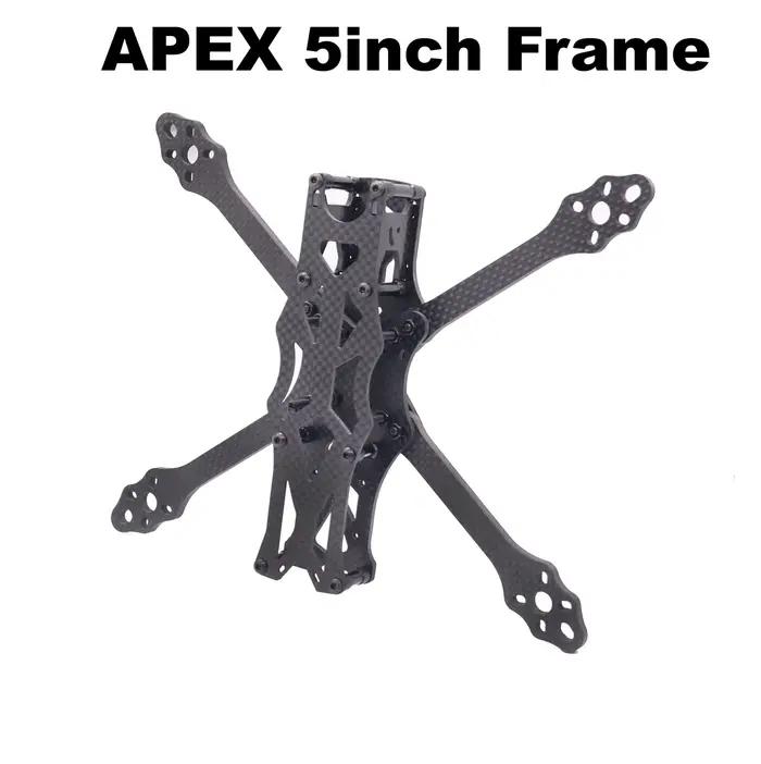 Kit de châssis de drone FPV RC APEX 5 pouces en fibre de carbone