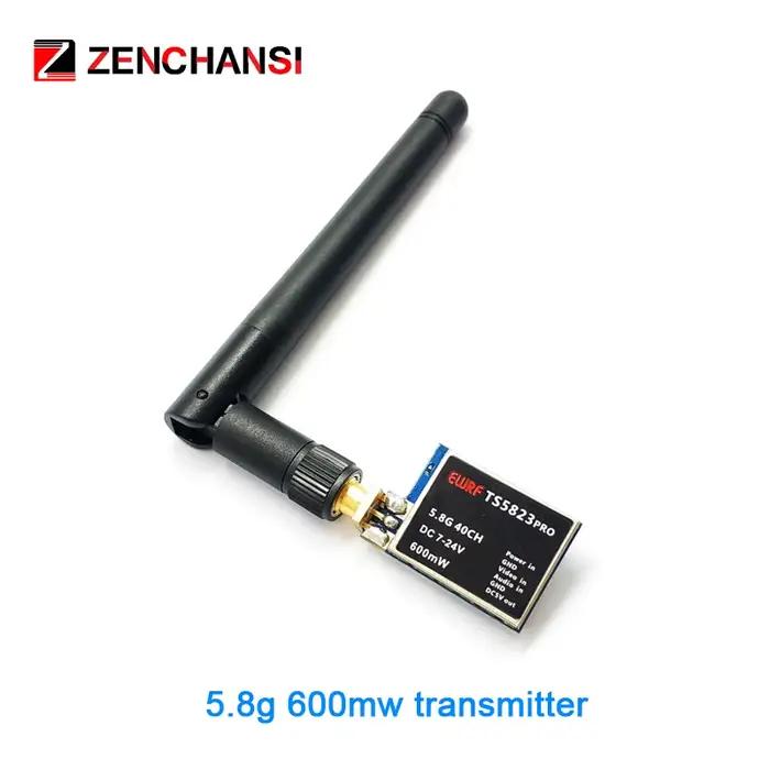 Moniteur HD IPS 7 pouces 5.8G 40CH 1024*600 avec caméra vidéo double 3 canaux FPV et émetteur