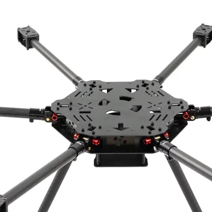 Kit de châssis d'hélicoptère hexacoptère F850 entièrement en fibre de carbone, 850 mm, pliable, compatible avec Pixhawk pour la photographie aérienne